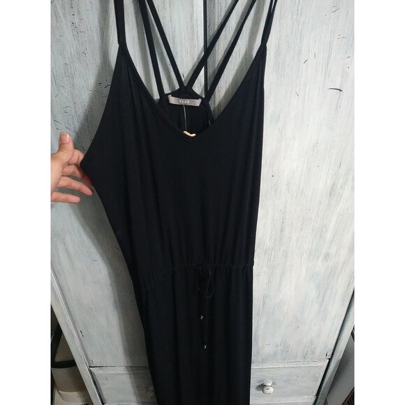 Tart Maxi Strapless Cozy Dress Black Medium Beachy Boho Sexy - Picture 3 of 9